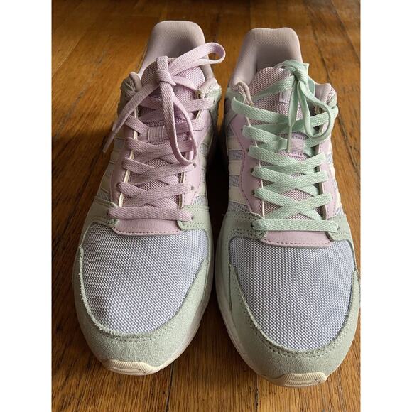ADIDAS Gray/Pink Cloudfoam Ortholite Float Sneakers Mens sz 11 - Picture 2 of 9